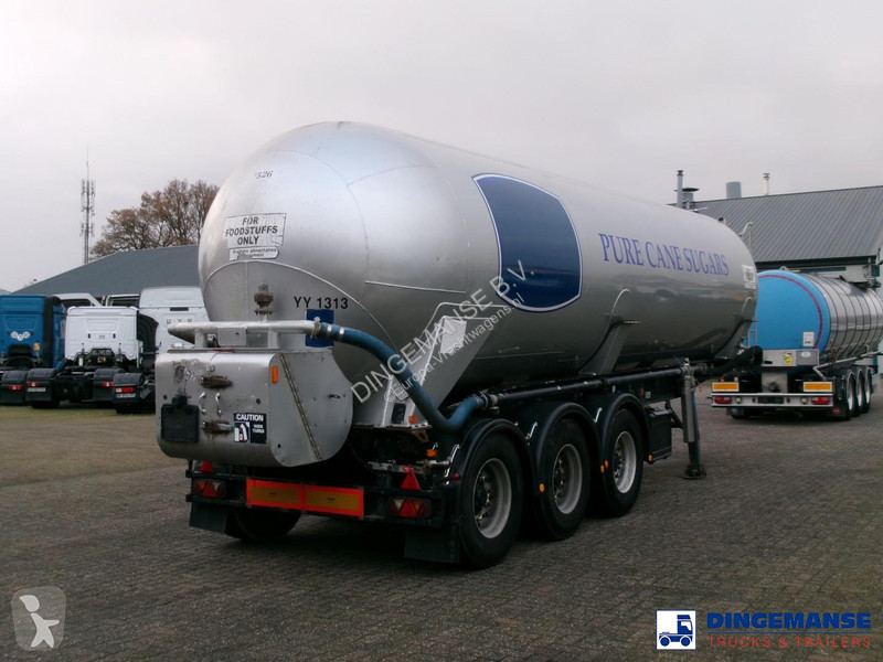 نصف مقطورة Feldbinder Powder tank alu 38 m3...