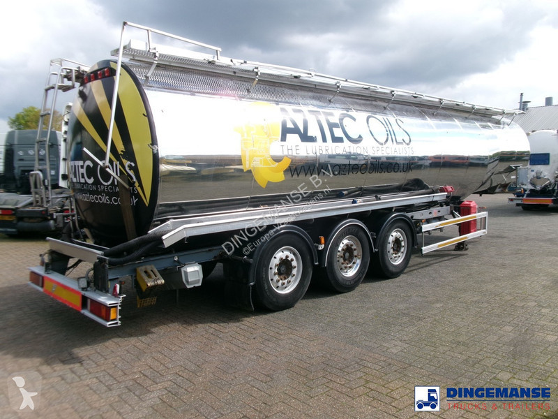 Semiremorca Magyar Heavy oil tank inox 37 m3 /...