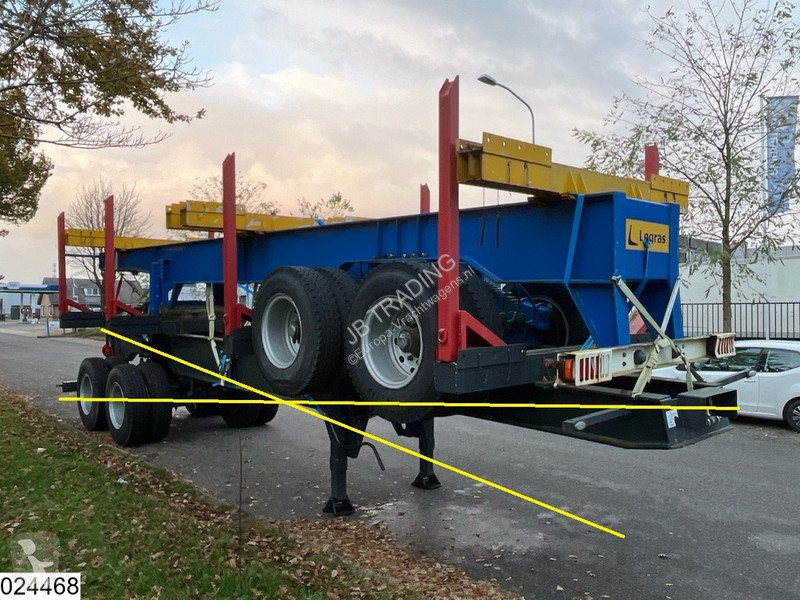Semiremorca Legras Openlaadbak Wood transport,...