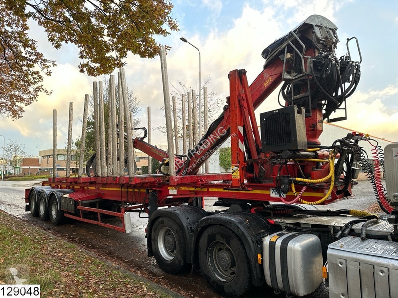 Oplegger Trax Chassis Timber transport, Kesla 2012