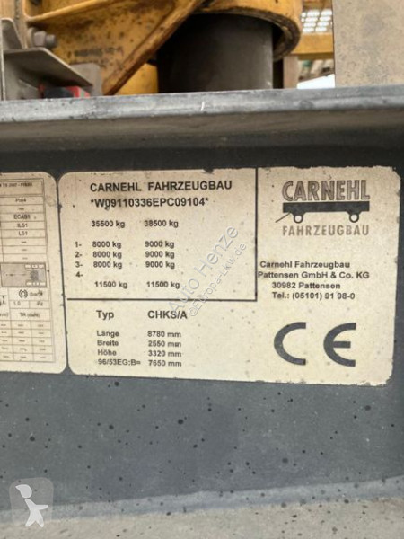 Semiremorca Carnehl Kippauflieger CHKS   A...