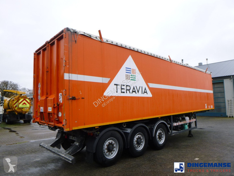 نصف مقطورة  Tipper trailer alu 59 m3 + tarpaulin