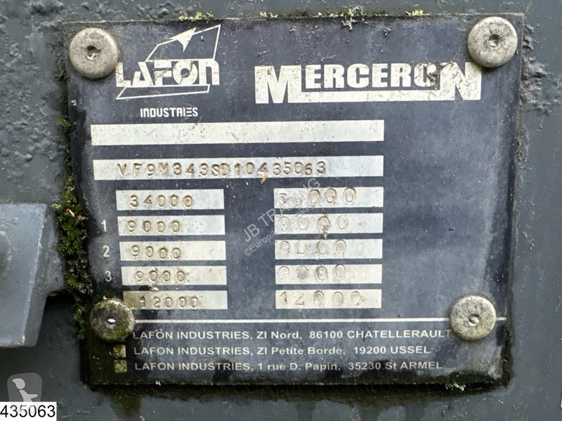 Semitrailer Merceron Fuel 38.000 Liter, 7...