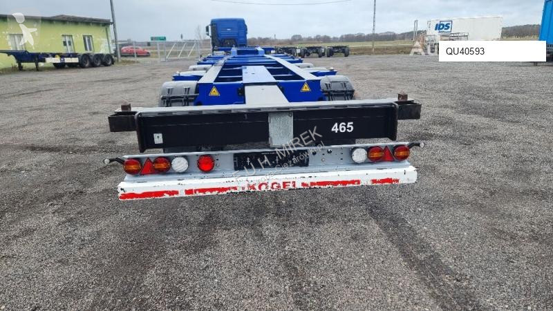 Semitrailer Kögel 10x NACZEPA POD KONTENER...