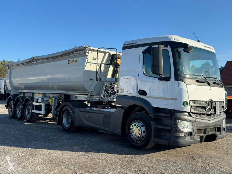 Semitrailer Zasław D-653A Mulda Stalowa Hardox 30m