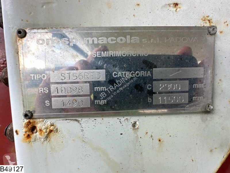 Semiremorca OMSP Macola Gas 56100 Liter, LPG...