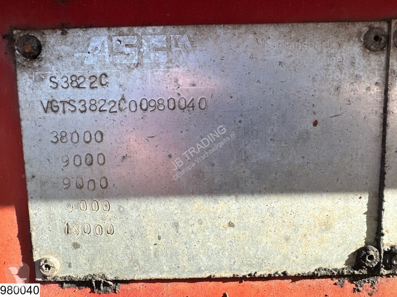 Semitrailer Asca Chassis 20 ft