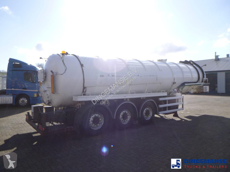 Semi remorque  Vacuum tank inox 29 m3 / 1 comp...