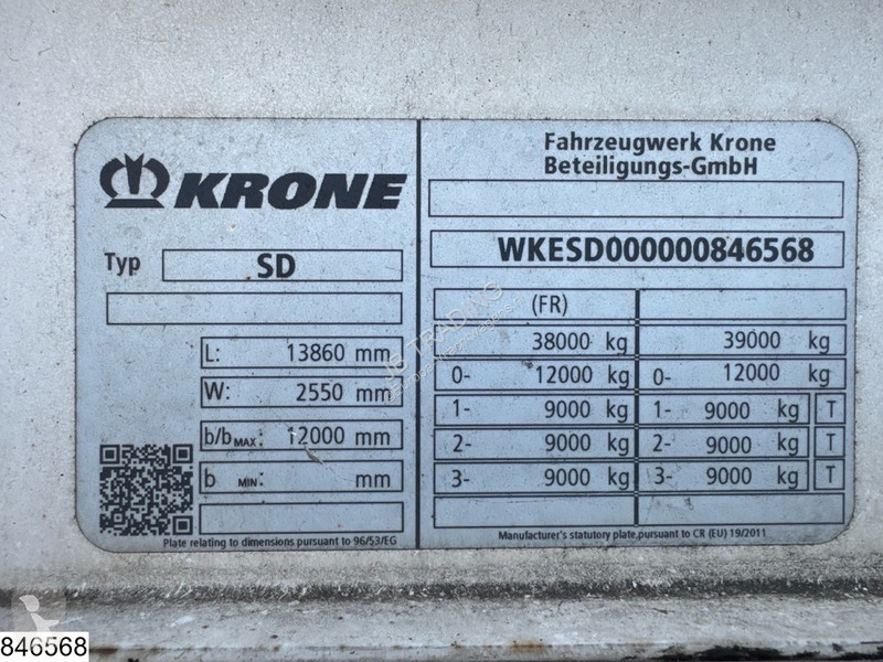 Oplegger Krone Tautliner