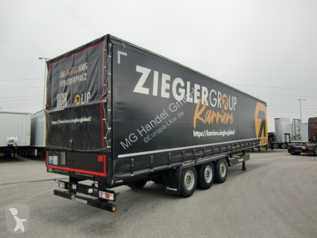Semitrailer Krone SD Planenauflieger Liftachse,...