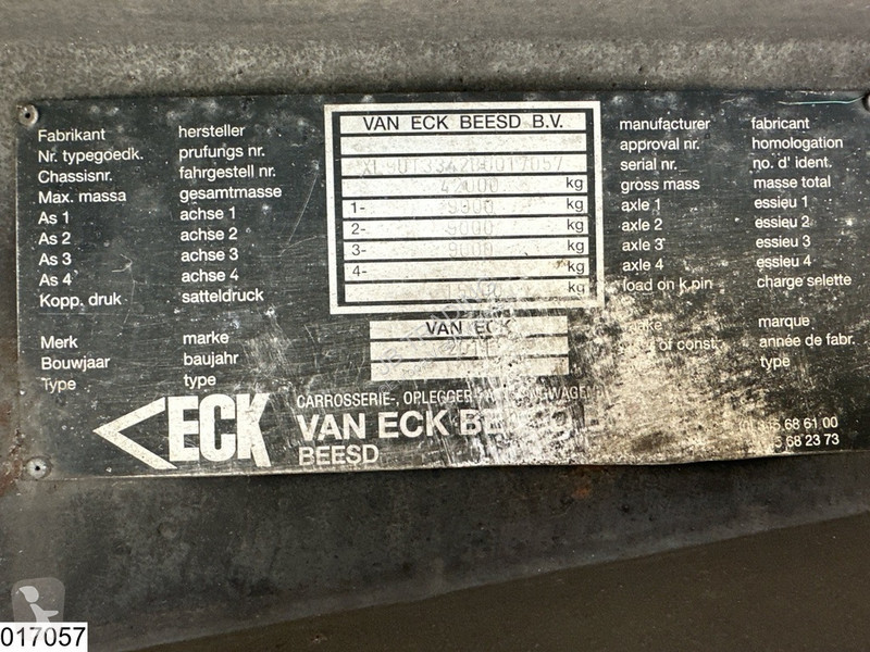 Semiremorca Van Eck Koel vries Mitsubishi