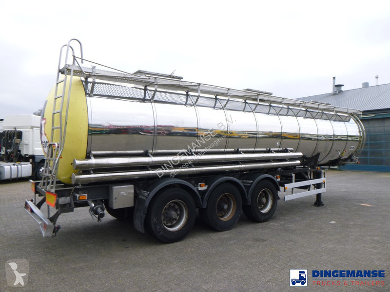 Semi reboque Van Hool Chemical tank inox 30 m3...