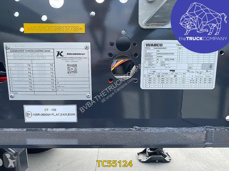 Semitrailer Kässbohrer SHF T 20