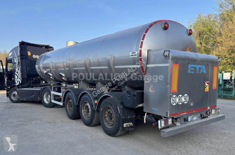 Semi reboque ETA  29000L POMPAGE HYDRAULIQUE
