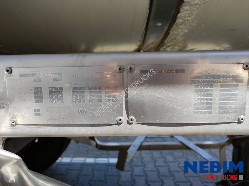 Semi reboque Burg BPO 12-27 Z - Tank 26.165 Ltr
