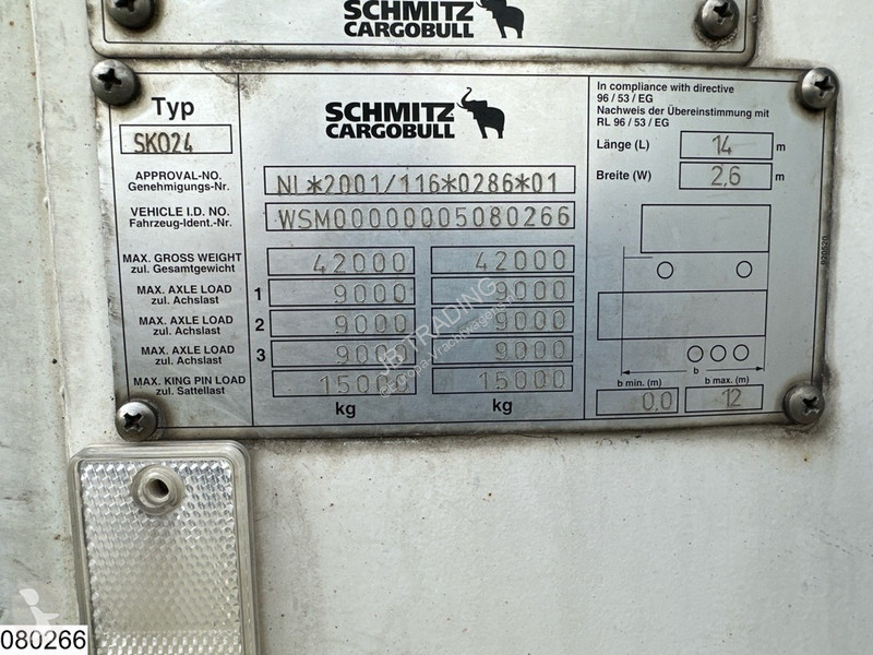 Semirimorchio Schmitz Cargobull Koel vries...