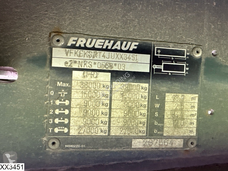 Semitrailer Fruehauf Tautliner