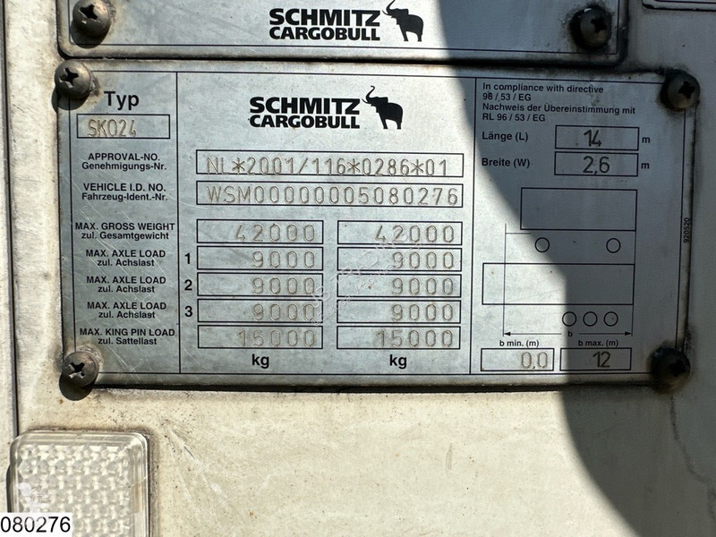 Semitrailer Schmitz Cargobull Koel vries...
