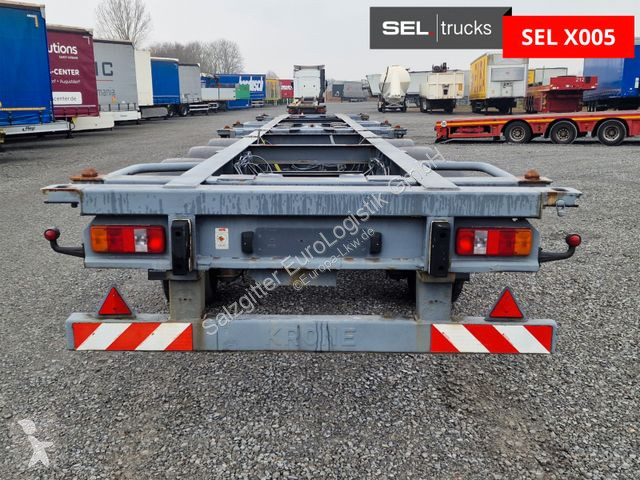نصف مقطورة Krone C 24 Containerchassie (Gesamt...