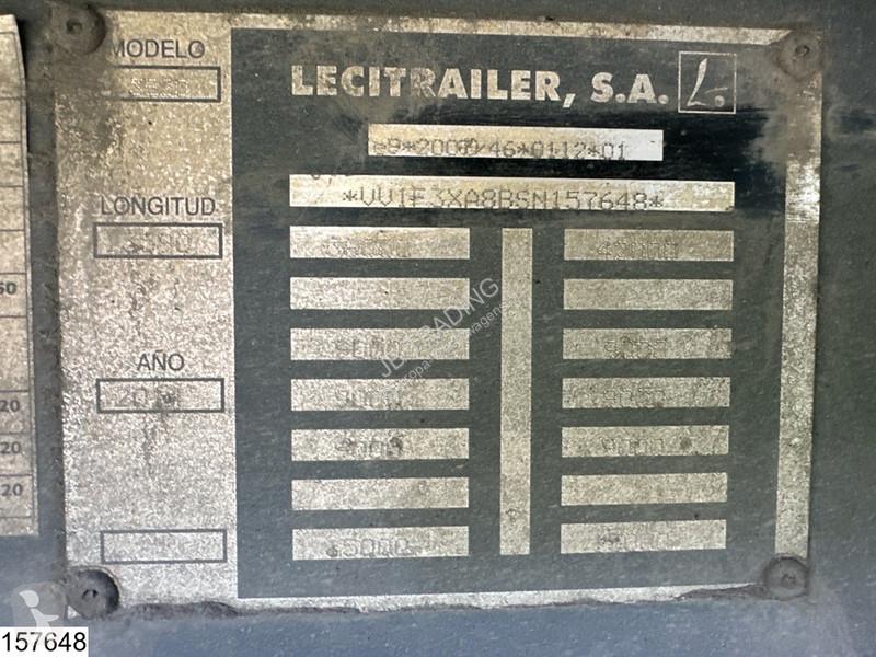 Semitrailer Lecitrailer Koel vries Carrier...