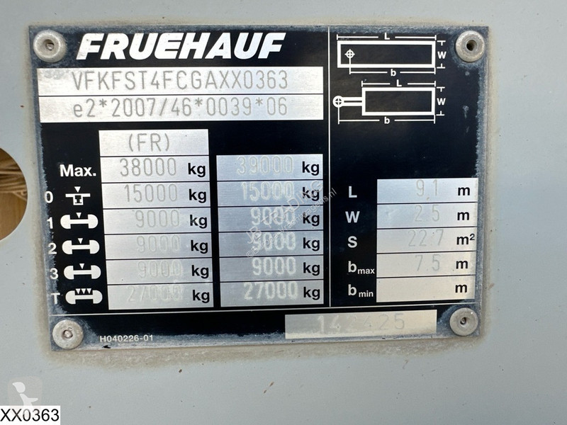 Semi reboque Fruehauf kipper