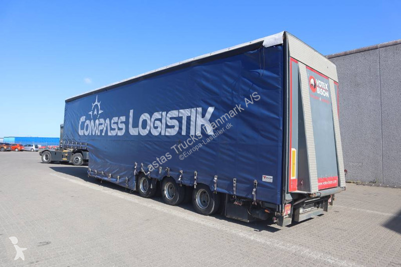 Oplegger Kromhout Curtain stepdeck/Plane...