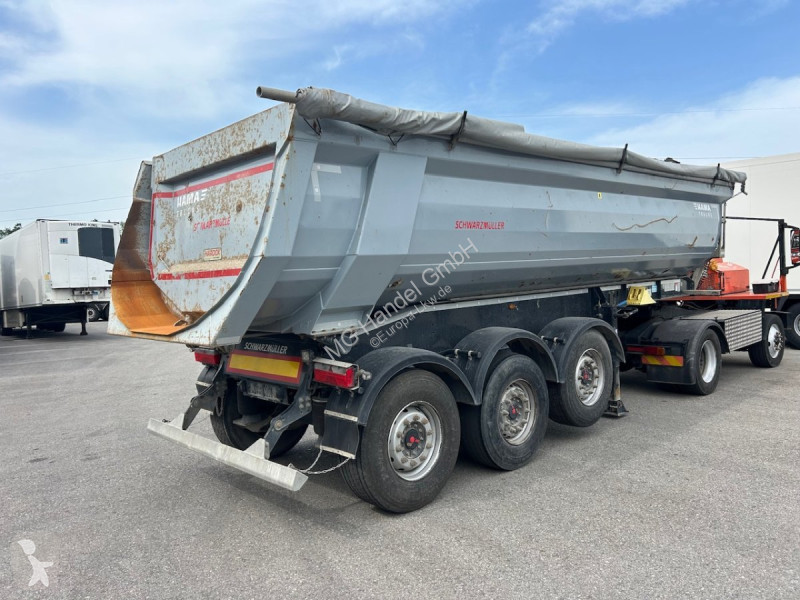 Semitrailer Schwarzmüller Kippmulde 25m³, SAF,...