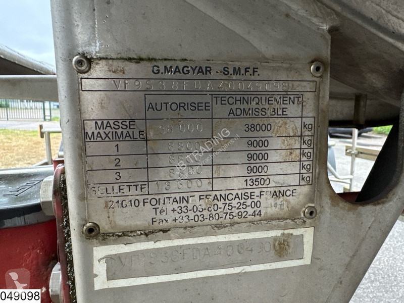 Oplegger Magyar Chemie 22.500 Liter, 1 Comp
