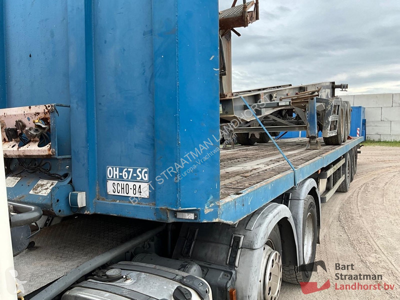 Semitrailer Krone 27 3 Assen Vlakke oplegger