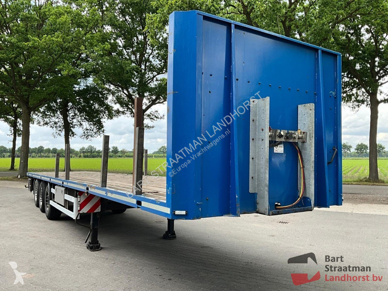 Semiremorca H&W HWDPSK45 3 Assen Vlakke...