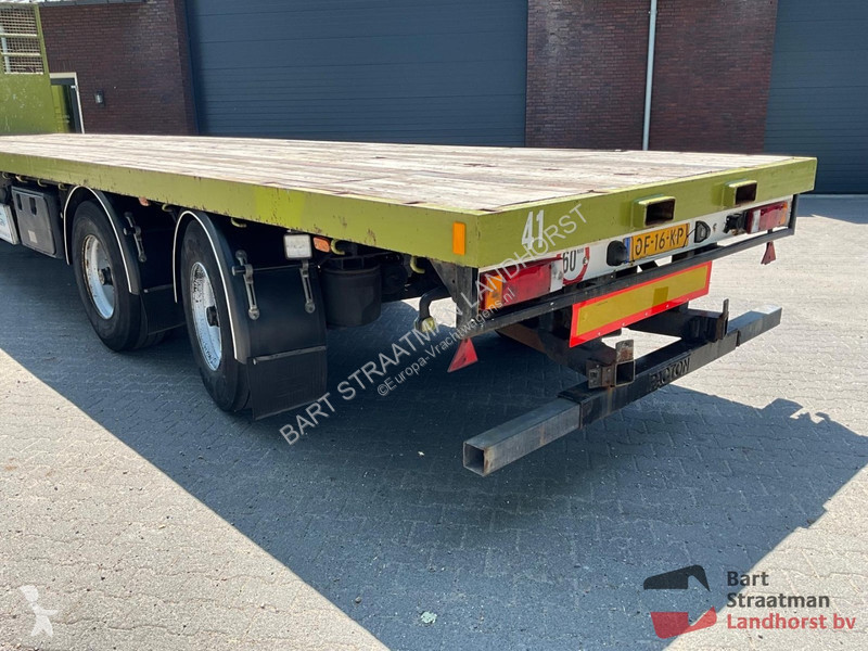 Oplegger Pacton THD 230 2 Assen vlakke trailer...