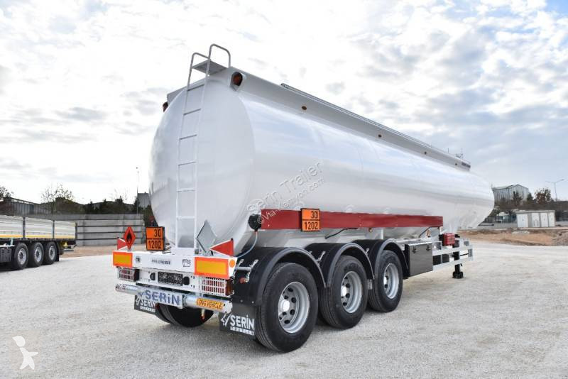 Semi remorque Serin Aluminum  Fuel Oil Tanker...