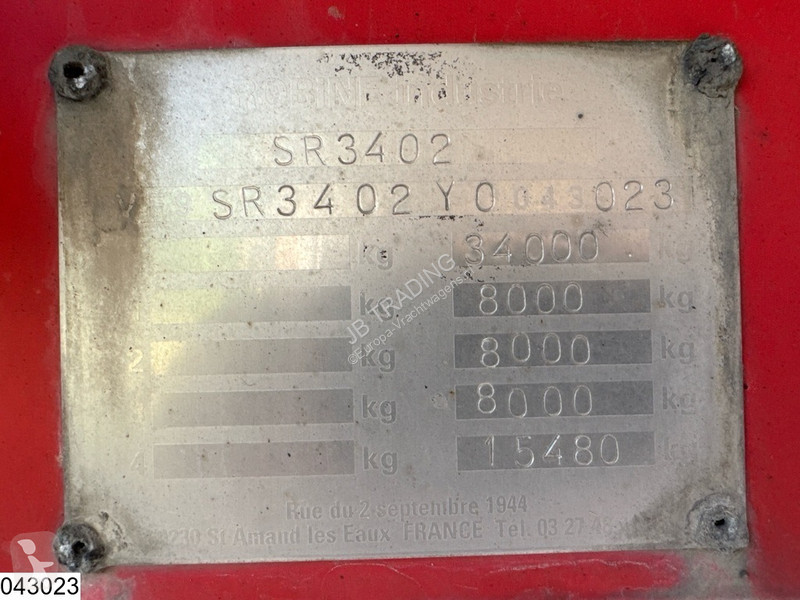 Semi reboque Robine Gas 51056 liter, LPG GPL...