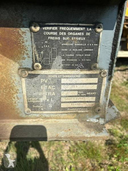 Semi remorque Fruehauf