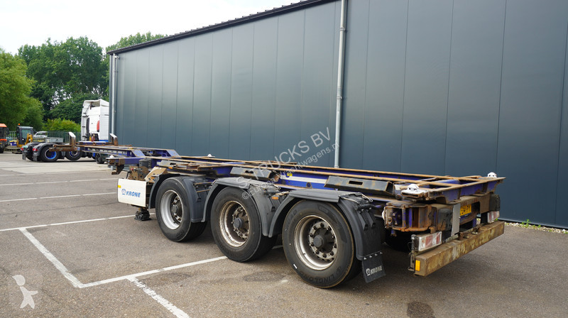 Semi remorque Krone 3 AXLE CONTAINER TRANSPORT...
