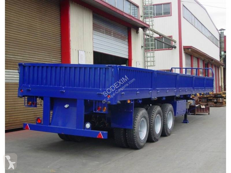 Semitrailer Sodexim PLATEAU RIDELLES 40' /...