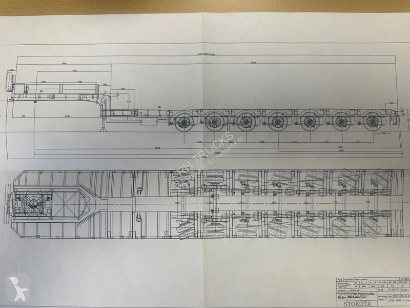 Oplegger Stokota S7U.H5-01, 7 AXLE, 5 AXLE...