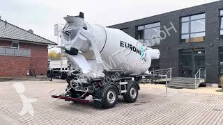 نصف مقطورة Euromix 10m³ Betonmischer-Auflieger