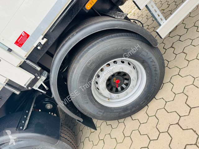Sættevogn  Wiese Baustoffauflieger - Heckkran...