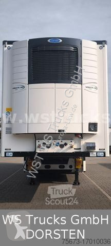 Semitrailer Krone Kühlauflieger Carrier Vector...