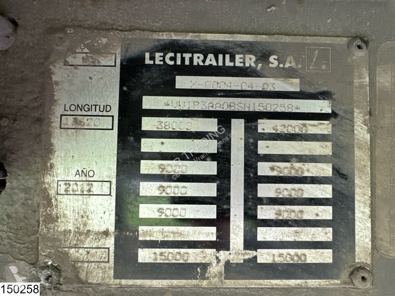 Sættevogn Lecitrailer Tautliner