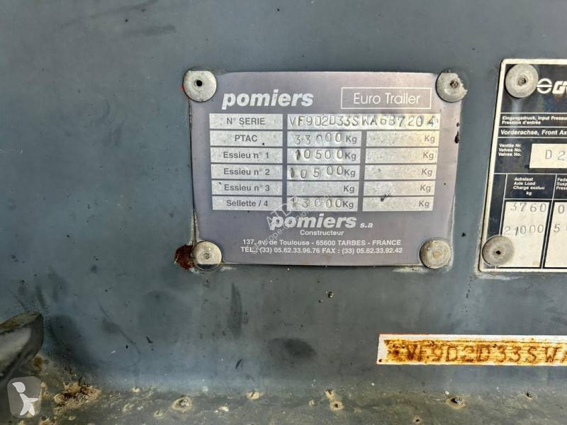 Semitrailer Pomiers