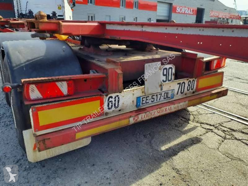 Semitrailer Fruehauf CHASSIS 20 PIEDS BI TRAIN