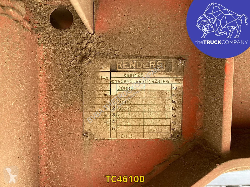 Semitrailer Renders steering axle