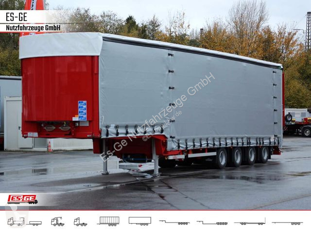 Semiremorca Dinkel 4-Achs-Jumbotieflader -...