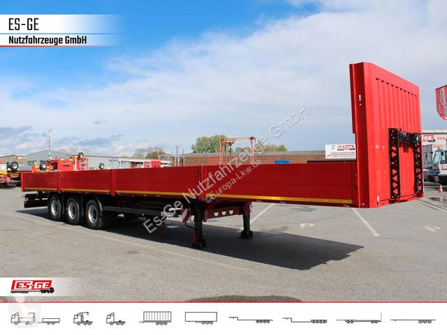 Semi remorque Kögel 3-Achs-Mega Chassis, Bordwände