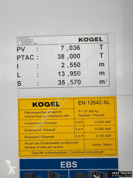 Semi remorque Kögel S24-1