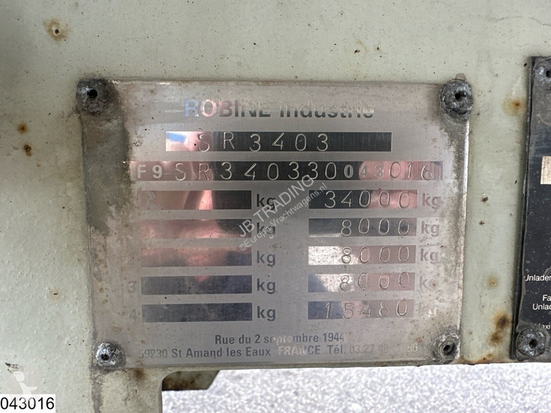 Oplegger Robine Gas 51053 liter, LPG GPL...