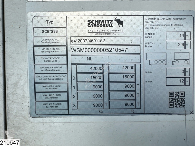 Oplegger Schmitz Cargobull Koel vries Thermo...