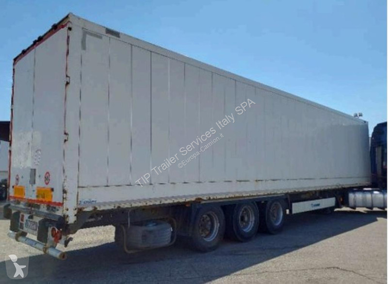 نصف مقطورة Krone Trailer Van Steel Keyhole...